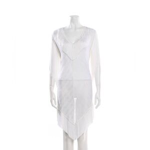 Missoni Mare White Fringe cover up